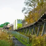 奥只見ターミナルと遊覧船