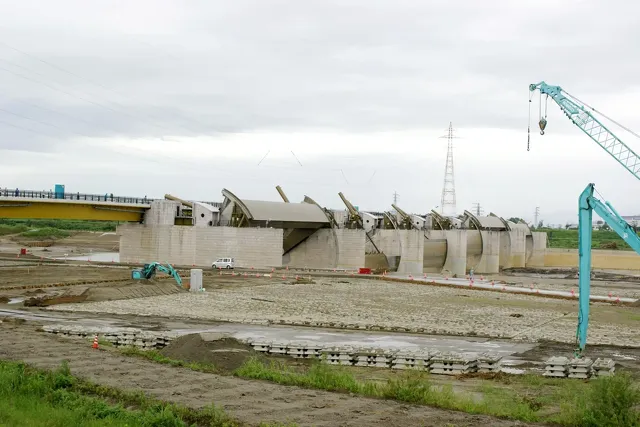 大河津可動堰現場見学会