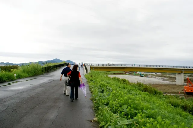大河津可動堰現場見学会