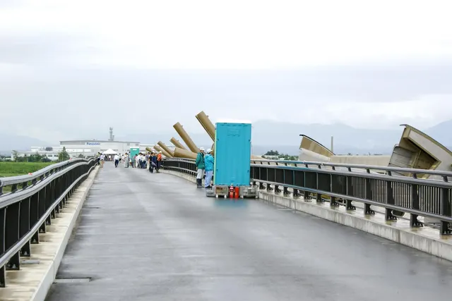 大河津可動堰現場見学会