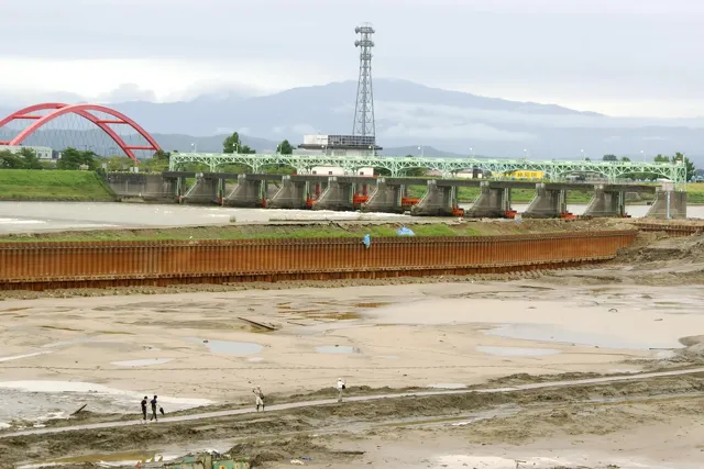 大河津可動堰現場見学会